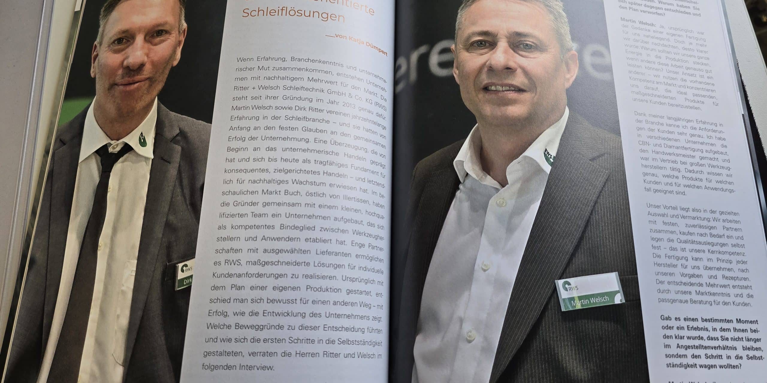 Titel Firmenportrait in der Printausgabe Diamond Business