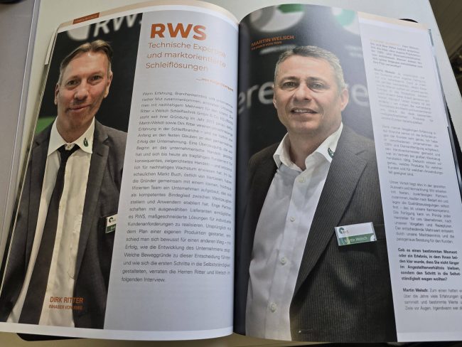 Titel Firmenportrait in der Printausgabe Diamond Business